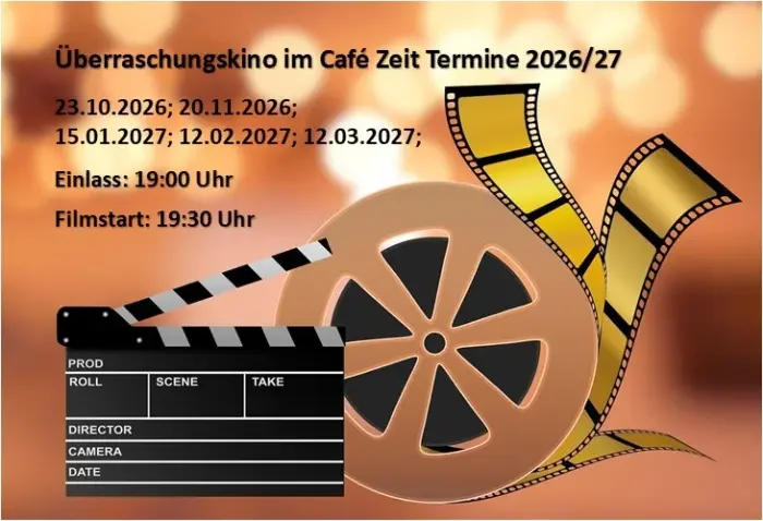Überraschungskino im Cafe Zeit