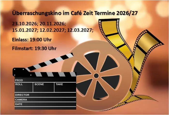 Überraschungskino im Cafe Zeit